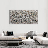 NANKAI Large Abstract Oil Painting Wall Art Hand-Painted Modern Contemporary Art Acrylic Frame 24x48 inch Painting Art for Home Wall, Living Room Wall Decoration