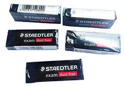Staedtler Large Exam Dust Free Pencil Eraser (526 E20) Pack of 5 Erasers