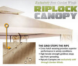 Replacement Canopy Top Cover for Garden Treasures 10' x 10' Pergola Gazebo - RipLock 500