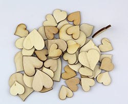 Raylinedo Mixed Size Pure Color Big Heart Shaped Wooden Buttons Crafting Sewing DIY Approx 50 PCS