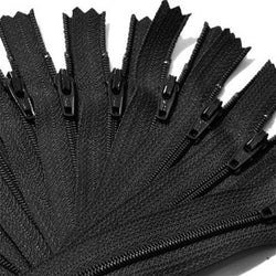 YKK USA Nylon Coil 14" 3 Skirt and Dress Color 580 Black (12 Zippers/Pack)