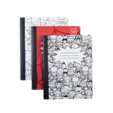Yoobi x Marvel College Ruled Composition Books (Set of 3) – Kids Composition Book w/Spider-Man Web & Allover Print Designs – 100 Sheets Notebooks for School – Sewn Binding, PVC Free Comp Books