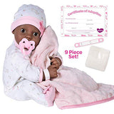 Adora Adoption Baby "Joy" - 16 inch newborn doll, with accessories and Certificate of Adoption