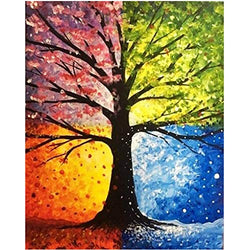 DIY 5D Diamond Painting Kit Paint for Adults and Kids, Full Drill Diamond Painting Art Crystal Rhinestone Kits Arts Craft Canvas for Home Kitchen Wall Decor 12x16 Inches (Tree of Life)