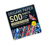 Origami Paper 500 sheets Japanese Washi Patterns 6" (15 cm): High-Quality, Double-Sided Origami Sheets with 12 Different Designs (Instructions for 6 Projects Included)