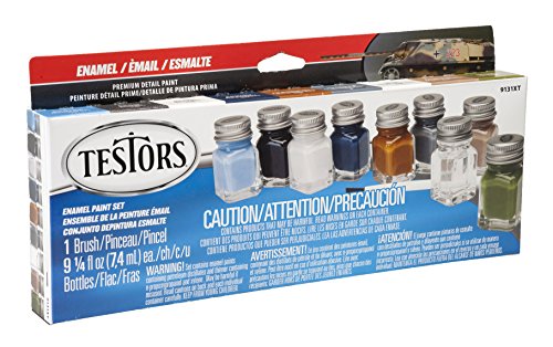 Testors Camo Flat Enamel Paint Set