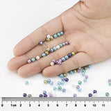 BEADNOVA 4mm 1000pcs Tiny Satin Luster Imitation Pearl Beads for Jewelry Making