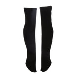 Toygogo 1/3 Solid White Stockings Socks for BJD SD DOD Dollfie Dolls Clothes - Black, 19 x 3.8cm