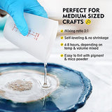 Magicfly Epoxy Resin Kit, 0.75 Gallon Deep Pour Epoxy Resin 2-4 Inch, Art Casting Resin for River Tables, Wood, Jewelry, 2:1 Crystal Clear Resin with 2 Pumps & Detailed Instructions