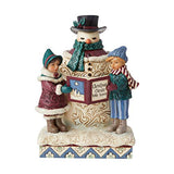 Enesco Jim Shore Heartwood Creek Victorian Snowman and Carolers Figurine