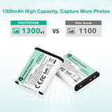FirstPower NP-45/NP-45A/NP-45S Battery (X2) and Dual Charger for Fujifilm INSTAX Mini 90 Fuji FinePix XP140 XP130 XP120 XP90 XP80 XP70 XP60 XP30 XP20 T560 T550 T510 T500 T400 T360