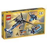 LEGO Creator 3in1 Twin Rotor Helicopter 31096 Building Kit (569 Pieces)