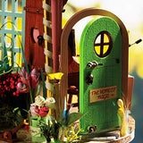 Rolife DIY Miniature Dollhouse Kit - Tiny Witch House Kit with Cover and Furniture Diorama Gifts for Adults/Parents/Teens (Secluded Neighbour)