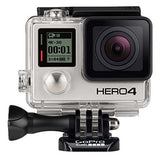GoPro HERO 4 Black Edition 12MP Waterproof Sports & Action Starter Camera Bundle