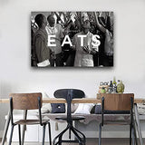 Everybody Eats Classic Movie Canvas Art Poster Picture and Print Modern Family Boy Bedroom Decor 24"×36"（60*90cm）