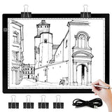 A3s 40x30cm Light Pad Tracing Light Board Drawing Light Box 2nd Gen Diamond Painting Light Table Stepless Dimming Diamond Art Light Board for Artcraft Weeding Vinyl