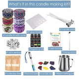 Candle Making Kits, Candle Making Kit Supplies, All in One Soy Wax Candle Making Kits for Adults