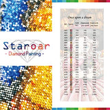 Staroar 5D Diamond Painting Kits for Adults Full Drill Round - Witch Girl Halloween Diamond Art