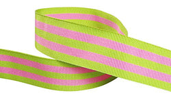 HipGirl 7/8" Classic Stripe Grosgrain Ribbon for Cheer Bows, Floral Designs, Gift Wrapping,
