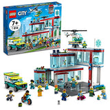 LEGO City Hospital 60330 Building Kit with Ambulance and Rescue Helicopter for Kids Aged 7 and up (816 Pieces)