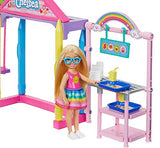 Barbie Club Chelsea Doll and School Playset, 6-inch Blonde, with Accessories, Gift for 3 to 7 Year Olds