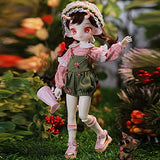 Handmade Bjd Doll 1/6 SD Ball Jointed Doll DIY Resin Toys + Clothes Set Shoes Wig Hat Makeup and Gift Box Best Playmate for Boy Girl