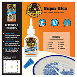 Gorilla 107527 XL Super Glue, 25 Gram, Clear, (Pack of 2)