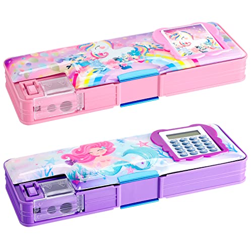Shop 2 Pieces Multifunctional Pencil Box for at Artsy Sister.