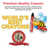 Faber Castell Beeswax Crayons School Pack, 240 Jumbo Crayons - Art Tools for Education and