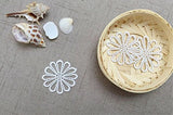 Honbay 40pcs Mix Style White Hollow Out Lace Flower Applique Patch Sewing Craft Decoration