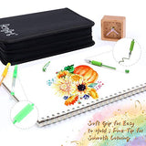 Gel Pens for Adult Coloring Books, 160 Pack Artist Colored Gel Marker with 40% More Ink, Bonus Black Case. Perfect for Kids Drawing Doodle Crafts Journaling Planner