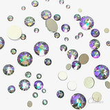 SWAROVSKI CRYSTAL PARADISE SHINE (001 PARSH) 144 pcs 2058/2088 Crystal Flatbacks rhinestones nail