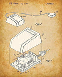 Original Steve Jobs Computer Patent Art Prints - Set of Four Photos (8x10) Unframed - Makes a Great Gift Under $20 for Computer Geeks/Gurus and Tech Support