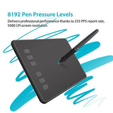 Huion Inspiroy H640P Graphics Drawing Tablet with Battery-free Stylus and 8192 Pressure Sensitivity
