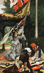 James Tissot - Still on Top, Size 14x24 inch, Gallery Wrapped Canvas Art Print Wall décor