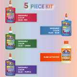Slime Kit - Slime Kit for Girls Includes Slime Activator, 4 Color Glue - Ultimate Elmers Slime KIt for Kids, Slime Supplies for Slime Making Kit