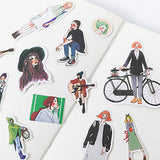 280pcs Scrapbook Stickers Cartoon Hand Painted Girls Stickers, Doraking DIY Decorative Gril‘s Stickers for Laptop,Envelop,Scrapbook, Sweet Girls 280design/Pack (Fashion Girl（280 nvzihai）)