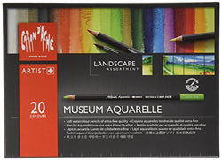 Caran D'ache Museum Aquarelle Pencil Sets Landscape Set of 20 Colours (3510.420)