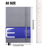 EOOUT 4 Pack A5 Lined Journal Notebooks, 5.75"x 8.25", 130 Pages Easy-peel Perforated, 120gsm Paper, for Office Supplies, Travel, School