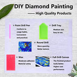 VAIIEYO 5D Diamond Painting Kits Cat, Paint with Diamonds Art Animal, Paint by Numbers Colorful Full Drill Round Rhinestone Craft Canvas for Home Wall Decor 12x16 inch