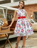 1950's Tulle Lolita Petticoat Crinoline for Swing Dresses (L,White)