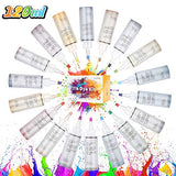 Ucradle 120ML Tie Dye Kit for Large Groups Party, 18 Colors One Step Tie Dye Kits with Spray Nozzles for Fabric DIY Crafts Arts Set for Kids Adults