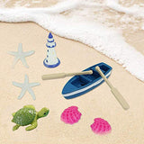 CDDLR 20 Pieces Beach Style Miniature Dollhouse Decoration Kits Set for Parasol Palm Sand Home Decor DIY Fairy Garden Plant Decoration by Shellvcase