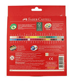 Faber-Castell 120148 Environmentally-Friendly Colouring Pencils 48-Pack Sharpener Cardboard Box