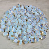 Irregular Shape Stone Pendant Healing Crystal Quartz Charms Gems Gemstone Mutil Random for Necklace