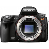 Sony Alpha SLT-A55V DSLR with Translucent Mirror Technology and 3D Sweep Panorama (Camera Body only) (Black)