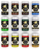 Acrylic Paint Set - 12 x 300ml Bottles - Heavy Body - Lightfast Paints - Artist Quality -