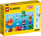 LEGO Classic Creative Monsters 11017 Building Kit; Includes 5 Monster Toy Mini Build Ideas to Inspire Creative Play for Kids Aged 4 and Up; Helps Children Develop Key Life Skills (140 Pieces)