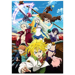 Apehuyuan The Seven Deadly Sins Silk Poster Anime Wall Art Mural Home Decor for Bedroom/Living Room(20 x 30 cm)