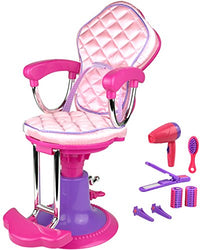 Click n' Play Doll Salon Chair and Accessories. Perfect For 18 inch American Girl Dolls